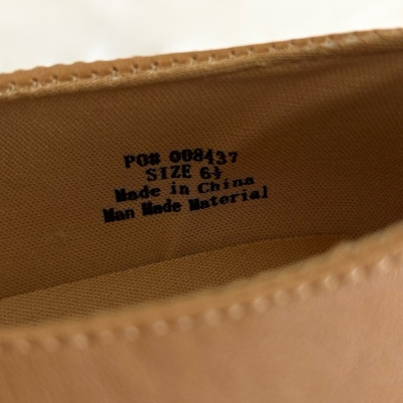 NWOT, Journee Collection Platform Block Heel Zarynn Mary Jane in Cognac, Sz 6.5 - Picture 3 of 10